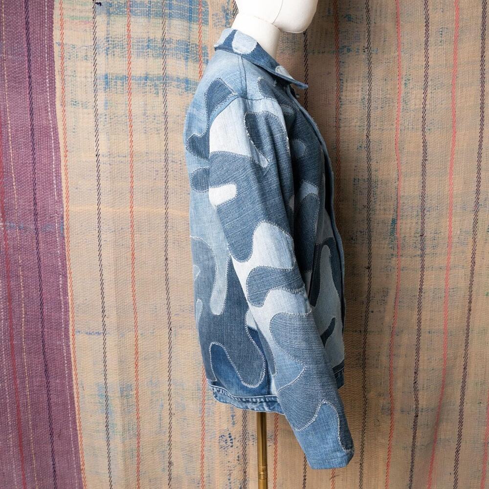 Custom upcycled patchwork jacket - image 4